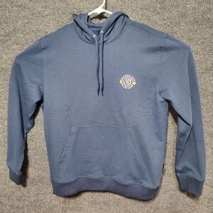 Quiksilver Hoodie Mens Vintage Indigo Surf Mens Large New Skate Grunge New Retro